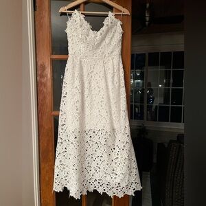 ASTR the Label Anaya Lace Midi Dress size M